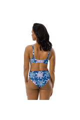 Octopus Enthusiasts Recycled high-waisted bikini - Objet D'Art