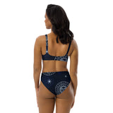 Astral Journey Recycled high-waisted bikini - Objet D'Art