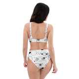 Recycled high-waisted bikini - Objet D'Art