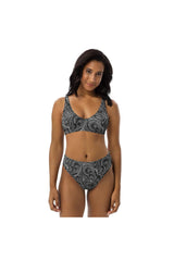 Paisley Paradiso Recycled high-waisted bikini - Objet D'Art