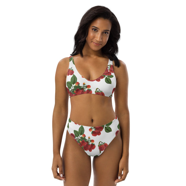 Colossal Raspberry Recycled high-waisted bikini - Objet D'Art