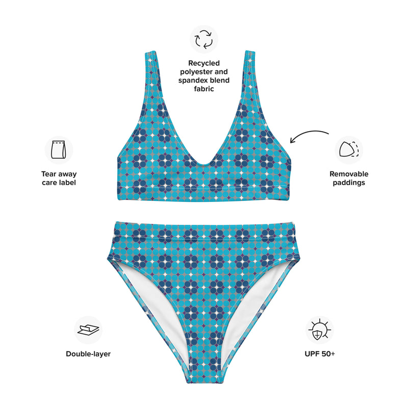 Recycled high-waisted bikini - Objet D'Art
