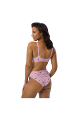 La Vie En Rose high-waisted Swimwear - Objet D'Art