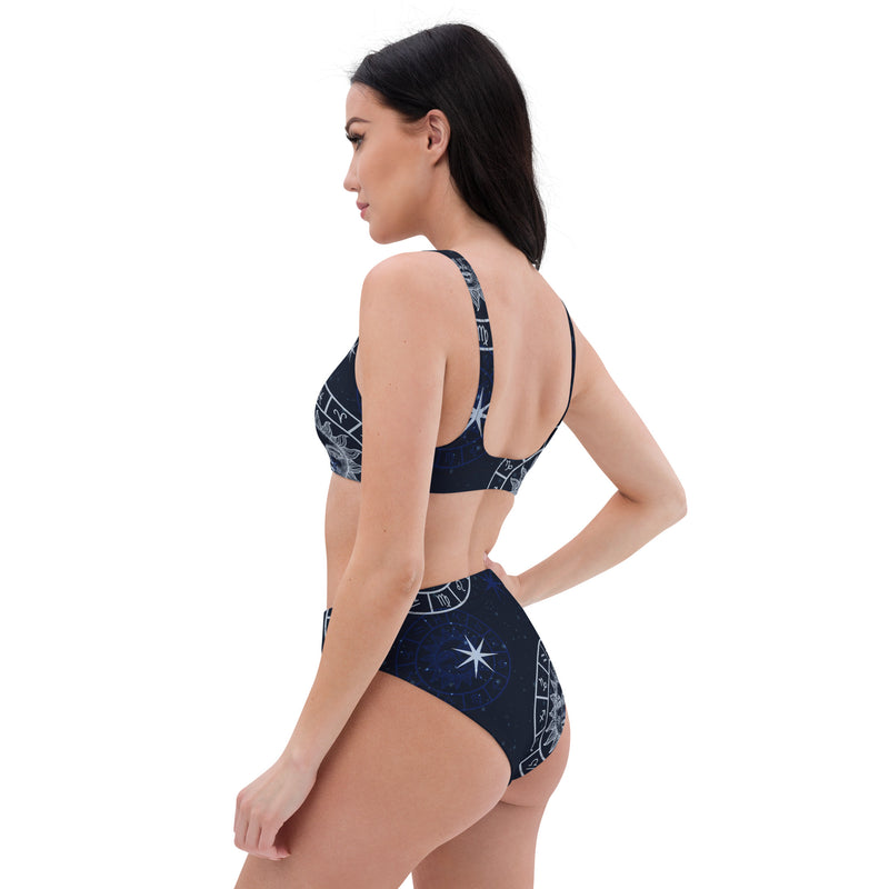 Astral Journey Recycled high-waisted bikini - Objet D'Art