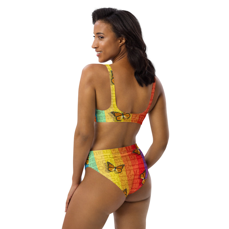 Recycled high-waisted bikini - Objet D'Art