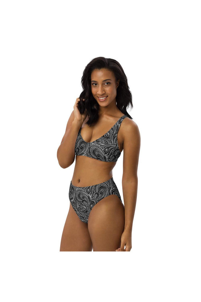 Paisley Paradiso Recycled high-waisted bikini - Objet D'Art