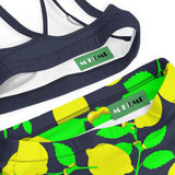 Lemon Light Recycled high-waisted bikini - Objet D'Art