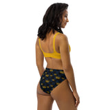 Queen Recycled high-waisted bikini - Objet D'Art