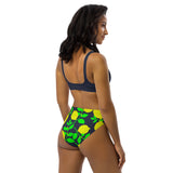 Lemon Light Recycled high-waisted bikini - Objet D'Art