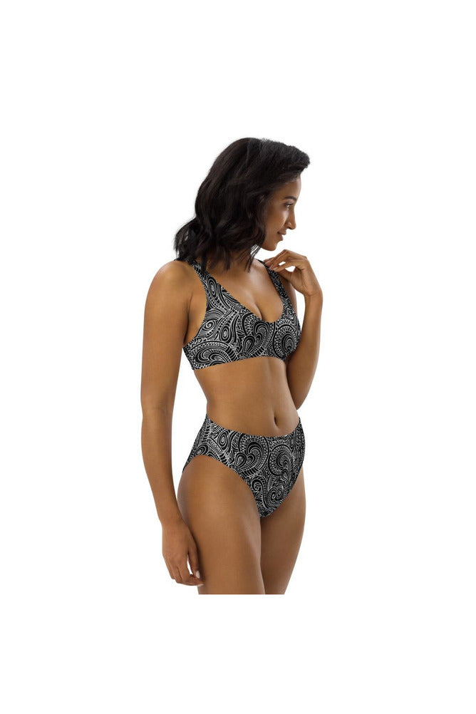 Paisley Paradiso Recycled high-waisted bikini - Objet D'Art