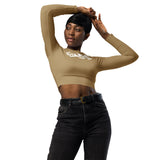 Freethinker Recycled long-sleeve crop top - Objet D'Art