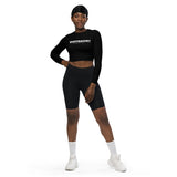 Suffragist Recycled long-sleeve crop top - Objet D'Art