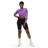 Amino Acid Recycled long-sleeve crop top - Objet D'Art