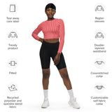 Recycled long-sleeve crop top - Objet D'Art