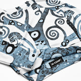 Tree of Life Gustav Klimt Recycled long-sleeve crop top - Objet D'Art