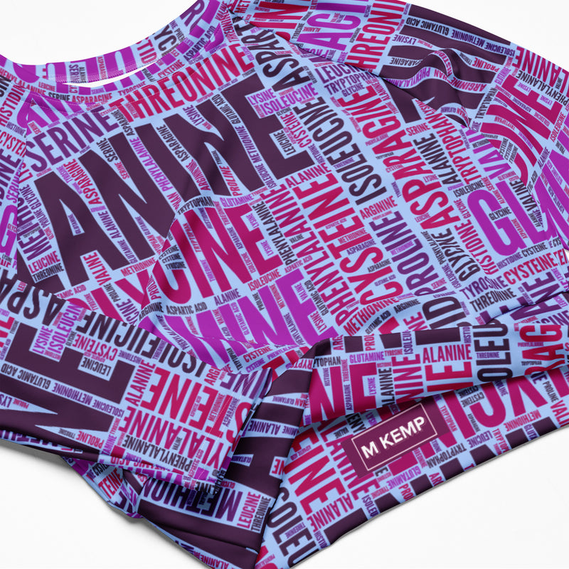 Amino Acid Recycled long-sleeve crop top - Objet D'Art