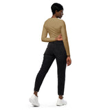 Freethinker Recycled long-sleeve crop top - Objet D'Art