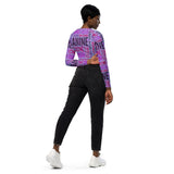 Amino Acid Recycled long-sleeve crop top - Objet D'Art