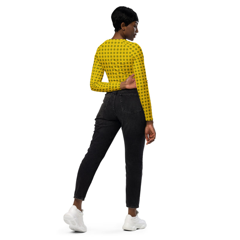 Swagger Recycled long-sleeve crop top - Objet D'Art