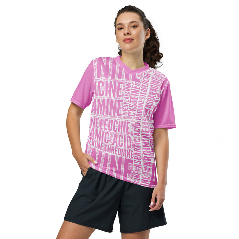 Team Science - Amino Acids Recycled unisex sports jersey - Objet D'Art