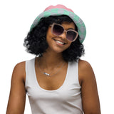 Bubblegum Pink & Mint Reversible bucket hat - Objet D'Art