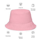 Bubblegum Pink & Mint Reversible bucket hat - Objet D'Art