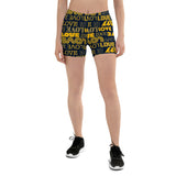 Blue & Gold Love Shorts - Objet D'Art