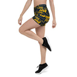 Blue & Gold Love Shorts - Objet D'Art