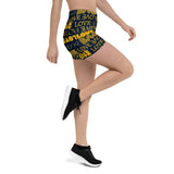 Blue & Gold Love Shorts - Objet D'Art