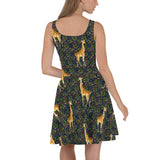 Giraffe Skater Dress - Objet D'Art