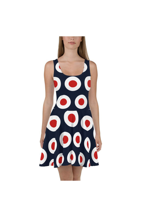 Boldly Chic Skater Dress - Objet D'Art