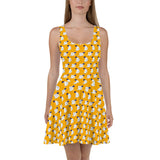 Gold Geisha Skater Dress - Objet D'Art