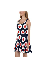 Boldly Chic Skater Dress - Objet D'Art