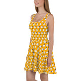 Gold Geisha Skater Dress - Objet D'Art