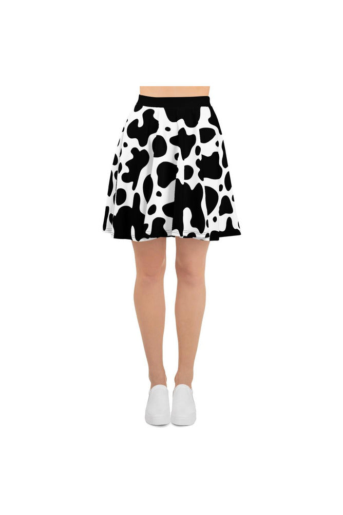 Cow Print Skater Skirt - Objet D'Art