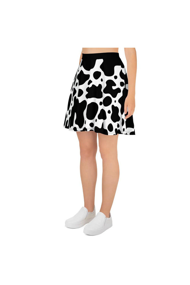 Cow Print Skater Skirt - Objet D'Art