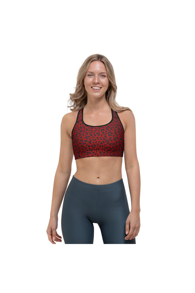 Rosy Leopard Sports bra - Objet D'Art