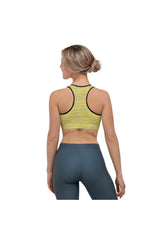 Yellow & Gray Sports bra - Objet D'Art