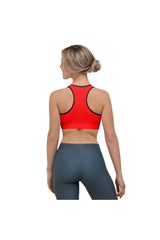 Bright Red Sports bra - Objet D'Art