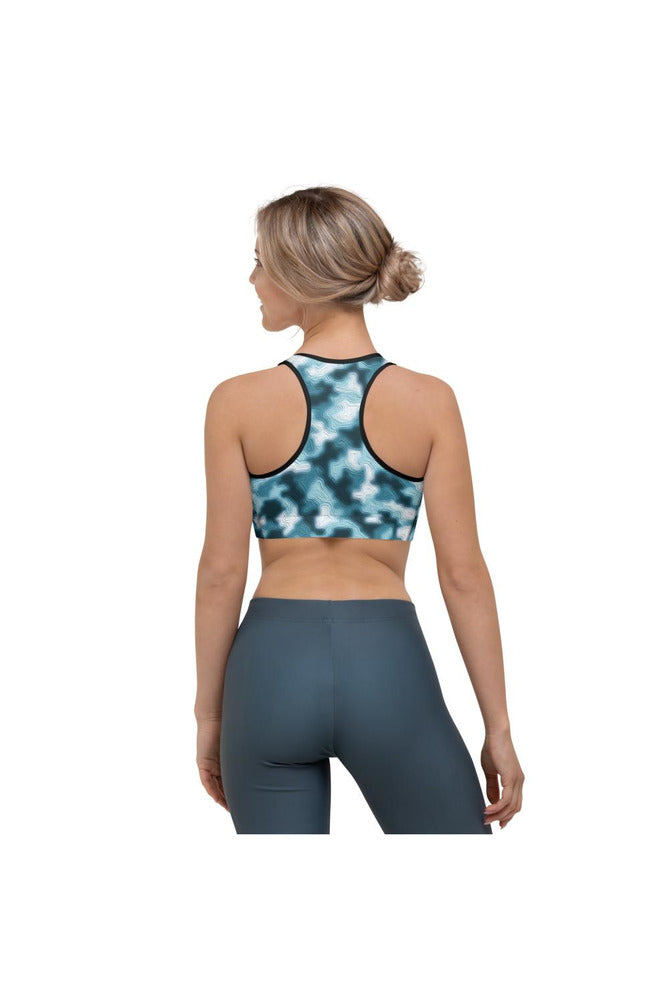 Painted Abstraction Sports bra - Objet D'Art