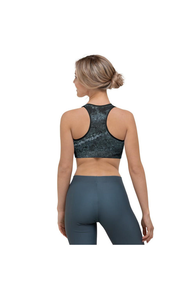 Green Marble Sports bra - Objet D'Art