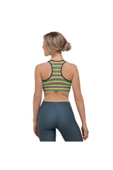 Pan Africa Striped Sports bra - Objet D'Art