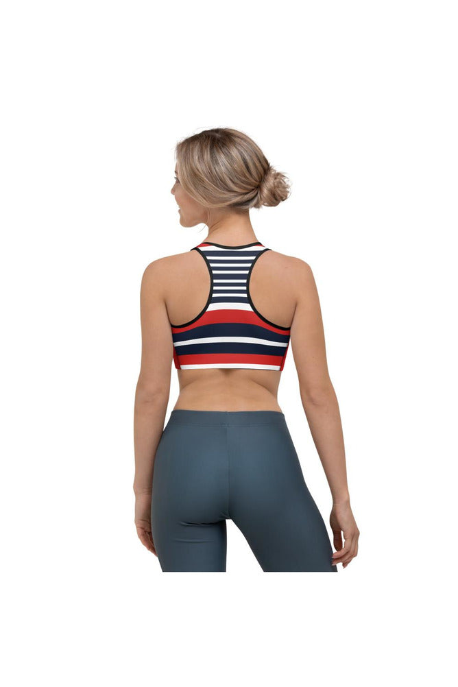 Solid and Striped Sports bra - Objet D'Art