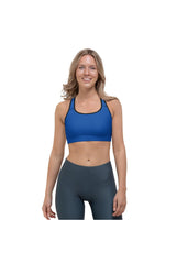 Daylight Blue Sports bra - Objet D'Art