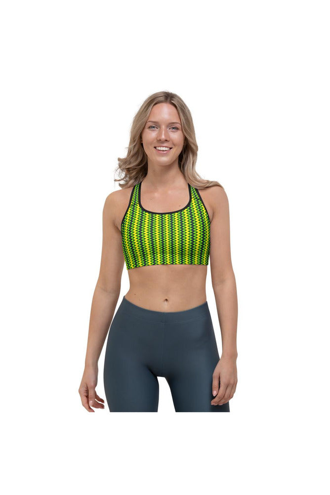 Green Machine Sports bra - Objet D'Art