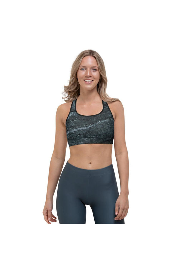 Green Marble Sports bra - Objet D'Art