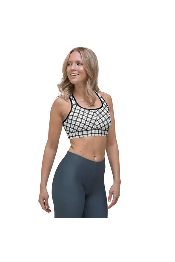 Checkered Sports bra - Objet D'Art