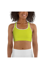 LIme Sports bra - Objet D'Art
