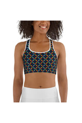 Color Wheel Sports bra - Objet D'Art