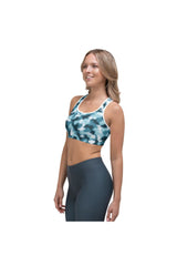 Painted Abstraction Sports bra - Objet D'Art
